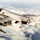 A US Navy Grumman A-6A Intruder from Attack Squadron 196 (VA-196) “Main Battery” drops Mk 82 bombs during a combat mission over South Vietnam in 1968. (US Navy)